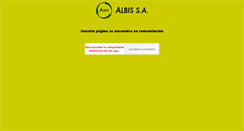 Desktop Screenshot of albis.com.pe