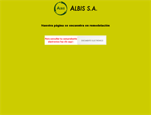 Tablet Screenshot of albis.com.pe
